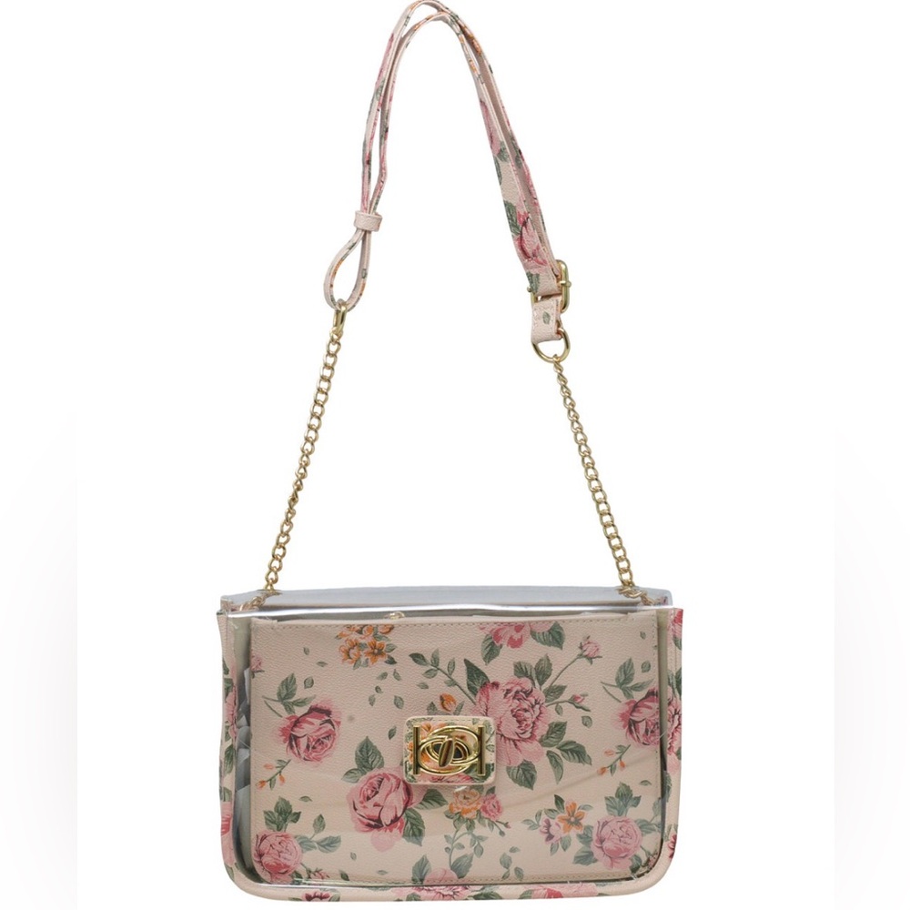 Bebe floral shoulder bag